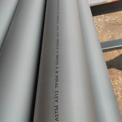 คุณภาพ  304 316 316L  Acid-washed Matte Seamless Stainless Steel Pipe For Drinking Water Transportation โรงงาน