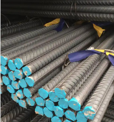 Good price HRB335 HRB400 HRB500 แท่งเหล็กคาร์บอนเกลียวแข็งต้านทานการกดทับของเหล็กดำ ออนไลน์