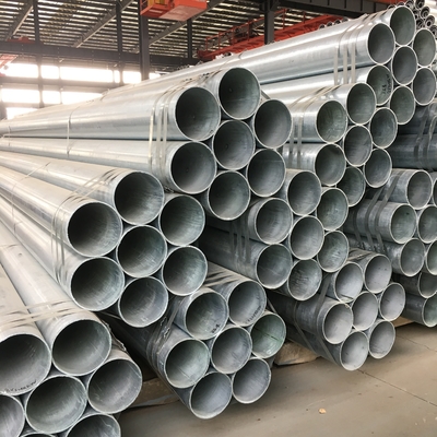 G 4 นิ้ว 6 นิ้วท่อเหล็กจุ่มร้อน ASTM A53 BS 1387 MS ชุบสังกะสี GI Pipe