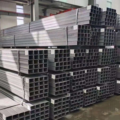สี่เหลี่ยมผืนผ้า ASTM 179 เหล็กแผ่นรีดร้อนสีดำ ERW ท่อเหล็กโครงสร้าง 40 * 60